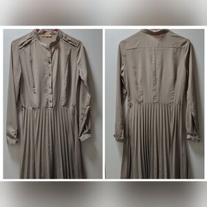 Armine size 38 tan camel nude dressy dress